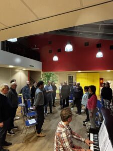 Een kijkje bij een repetitie